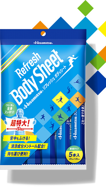 Hisamitsu® リフレッシュ ボディシート：商品画像