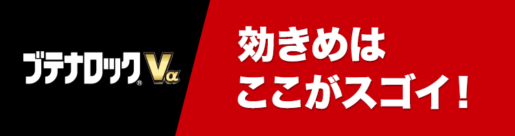 ブテナロック®Vα 効きめはここがスゴイ！