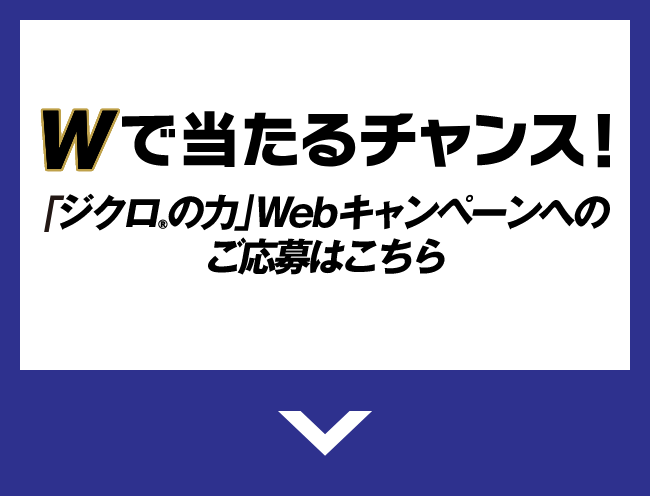 Wで当たるチャンス! 「ジクロ®の力」WEBキャンペーンへのご応募はこちら