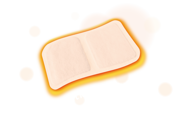 はがれにくく使いやすいのもポイント