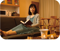 リラックスタイムに